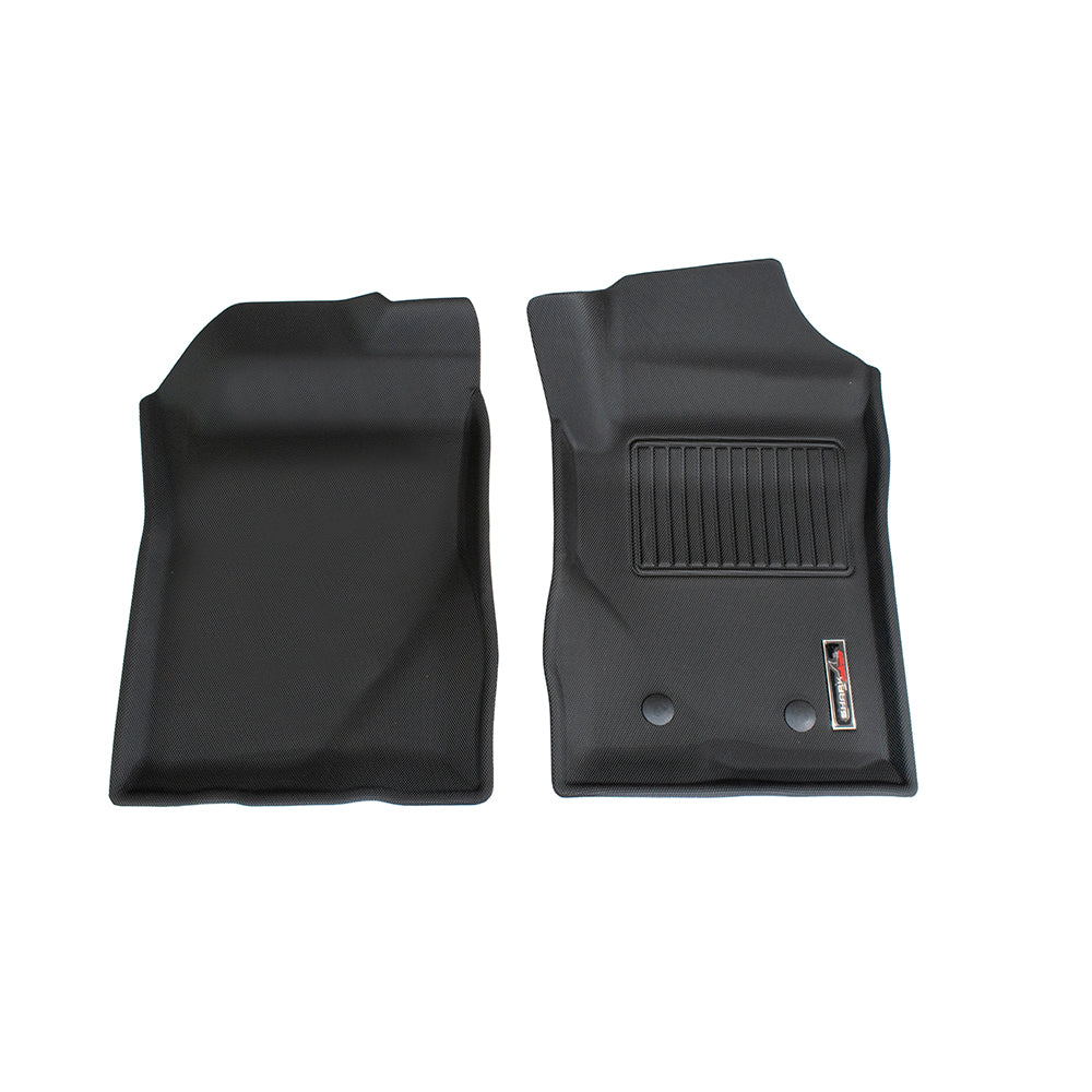 Sharkskin Custom-Fit Ford Ranger 2019–2023 3D TPE All-Weather Floor Mats
