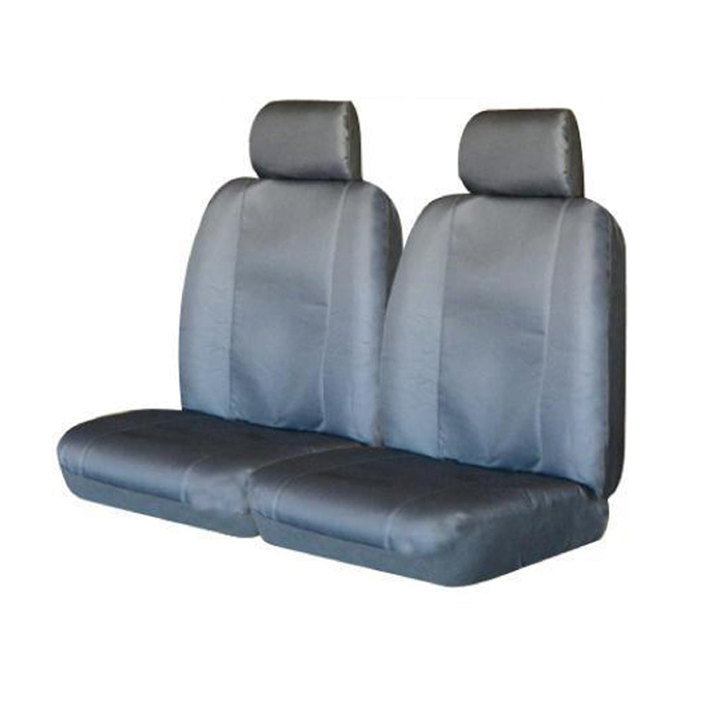 Universal 06H Rear Seat Covers with 3 Head Rest Covers GREY